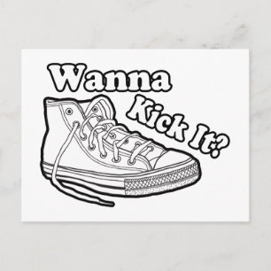 Carte Postale Wanna Kick It Basket
