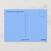 Carte Postale Waptus Lake Washington (Dos)