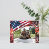 Carte postale War Dog Memorial (Debout devant)