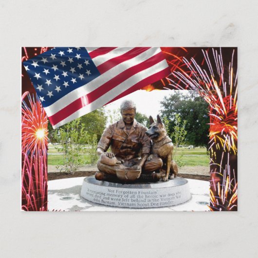 Carte postale War Dog Memorial (Devant)