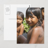 Carte postale Warao Enfants du Venezuela (Devant / Derrière)