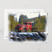 CARTE POSTALE WARD TRUCK (Devant / Derrière)