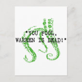 Carte Postale Warren est mort H. P. Lovecraft (Devant)