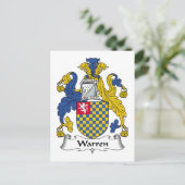 Carte Postale Warren Family Crest (Debout devant)