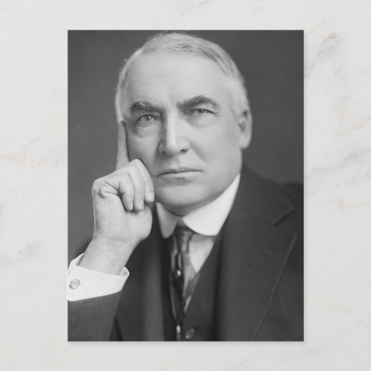 Carte Postale Warren G. Harding (Devant)