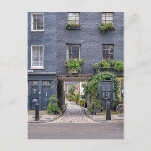 Carte Postale Warren Mews, Fitzrovia Londres Royaume-Uni (Devant)