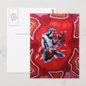 CARTE POSTALE WARRIOR CHANT (Devant / Derrière)