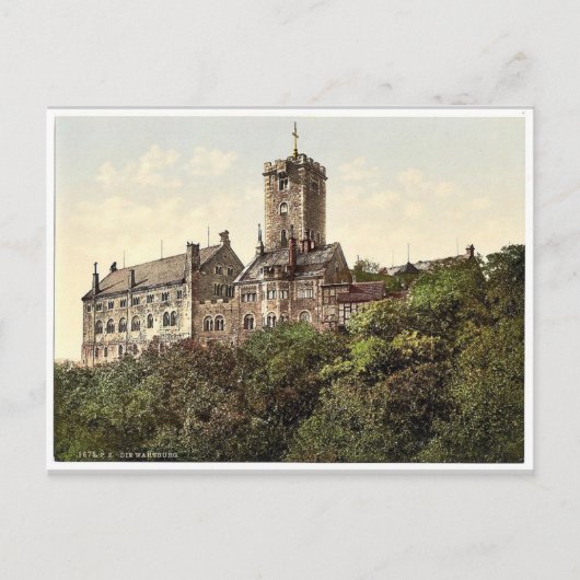 Carte Postale Wartburg, de l'est, Thuringe, Allemagne rare P (Devant)