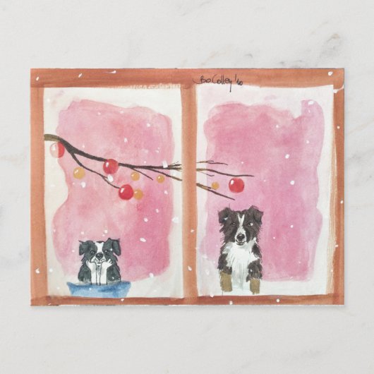 Carte Postale Warten auf den Weihnachtsmann (Devant)