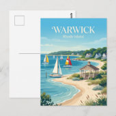 Carte Postale Warwick, Rhode Island (Devant / Derrière)