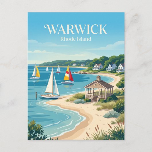 Carte Postale Warwick, Rhode Island (Devant)