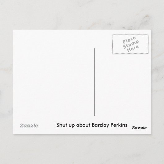 Carte Postale Warwick Strong Ale (Dos)