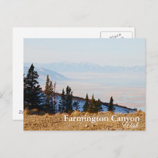 Carte Postale Wasatch Mountains, Utah (Devant / Derrière)
