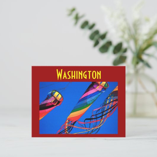 Carte postale Washington (Debout devant)
