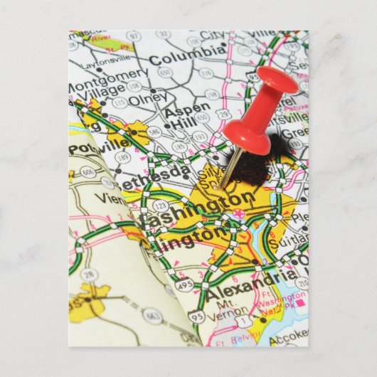 Carte Postale Washington (Devant)