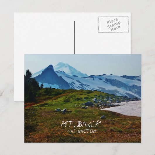 Carte postale Washington (Devant / Derrière)