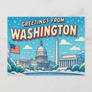 Carte postale WASHINGTON