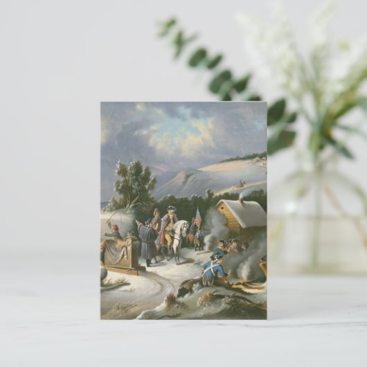 Carte Postale Washington À Valley Forge (Debout devant)