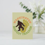 Carte Postale Washington Bigfoot Tracker (Debout devant)