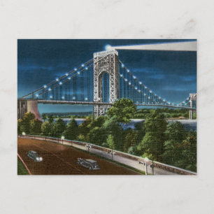Carte Postale Washington Bridge et Hudson River