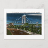 Carte Postale Washington Bridge Hudson River, New York (Devant)