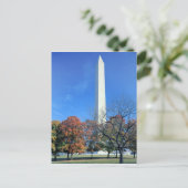 Carte Postale WASHINGTON, C.C ETATS-UNIS. Hausses de monument de (Debout devant)