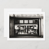 Carte Postale Washington Cadillac Co. 1927 (Devant / Derrière)