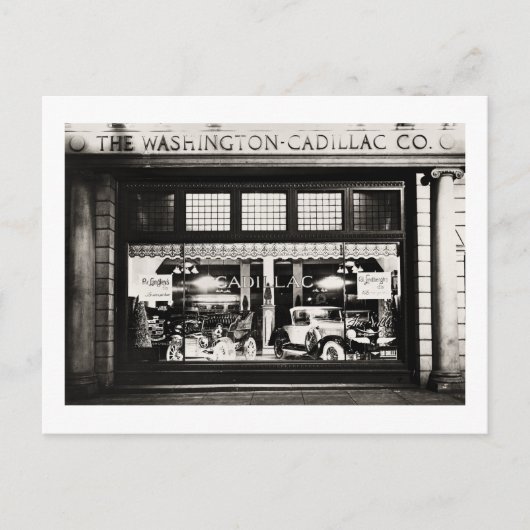Carte Postale Washington Cadillac Co. 1927 (Devant)