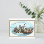 Carte Postale Washington Crossing the Delaware (Debout devant)
