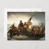 Carte Postale Washington Crossing the Delaware (Devant / Derrière)