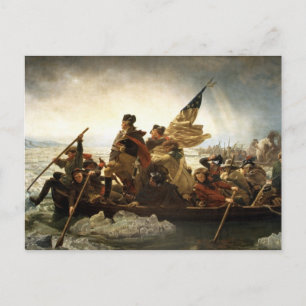 Carte Postale Washington Crossing the Delaware