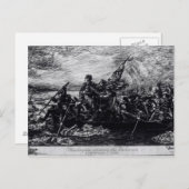 Carte Postale Washington Crossing the Delaware (Devant / Derrière)