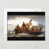Carte Postale Washington Crossing the Delaware (Devant / Derrière)