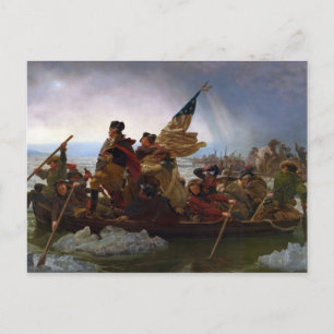 Carte Postale Washington Crossing the Delaware