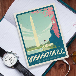 Carte Postale Washington, D.C. - La capitale de notre nation
