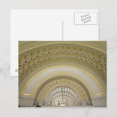 Carte Postale WASHINGTON, D.C. USA. Intérieur de la gare Union. (Devant / Derrière)