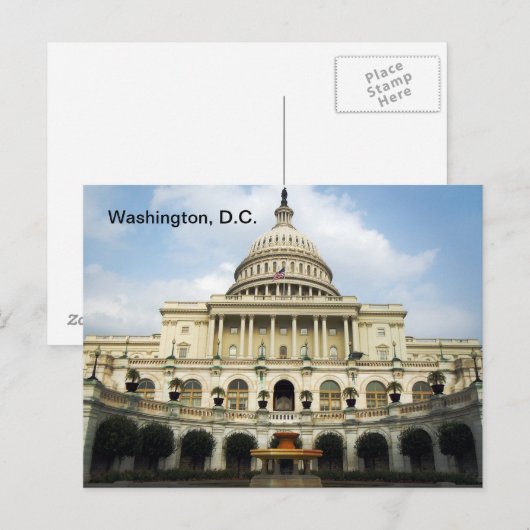 Carte postale Washington DC (Devant / Derrière)