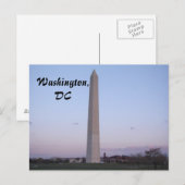 Carte postale Washington, DC (Devant / Derrière)