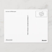 Carte postale Washington DC (Dos)