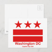 Carte Postale Washington DC Capital City USA (Devant / Derrière)