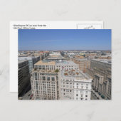 Carte Postale Washington DC de la Old Post Office Tower 001 (Devant / Derrière)