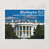 Carte Postale Washington DC La Maison Blanche (Devant)