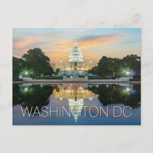 Carte Postale Washington DC | Le Capitole (Devant)