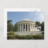 Carte Postale Washington, DC. Mémorial Thomas Jefferson (Devant / Derrière)