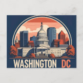 Carte Postale Washington DC Skyline (Devant)