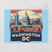 Carte Postale Washington DC Skyline (Devant)