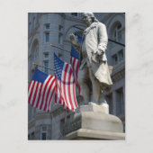 Carte Postale Washington, DC, statue de Benjamin Franklin (Devant)