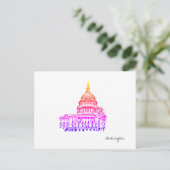 Carte postale Washington DC USA Capitol (Debout devant)