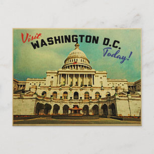 Carte Postale Washington DC Vintage