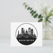 Carte Postale Washington District of Columbia Skyline (Debout devant)